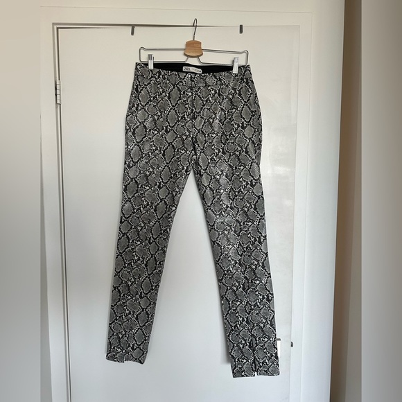Zara snakeprint pants size M - Picture 1 of 3